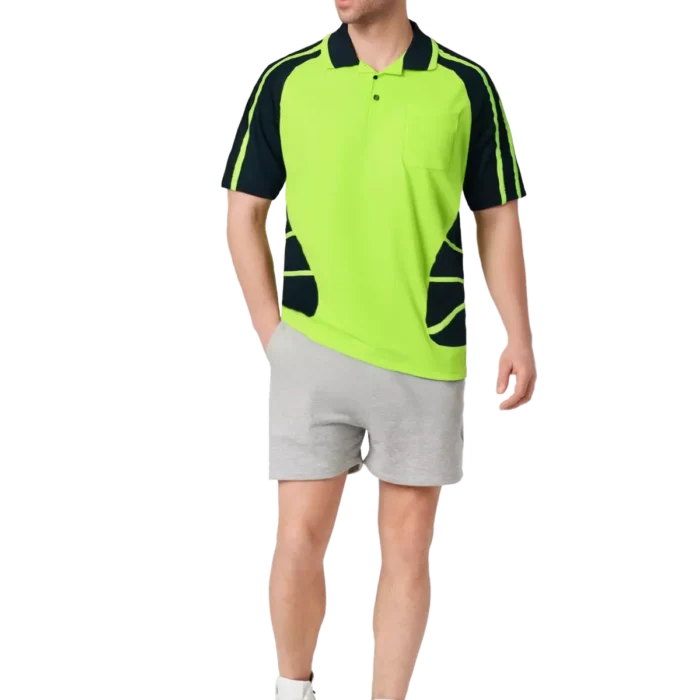 Hi-Vis Safety Shirt Lapel Stripe