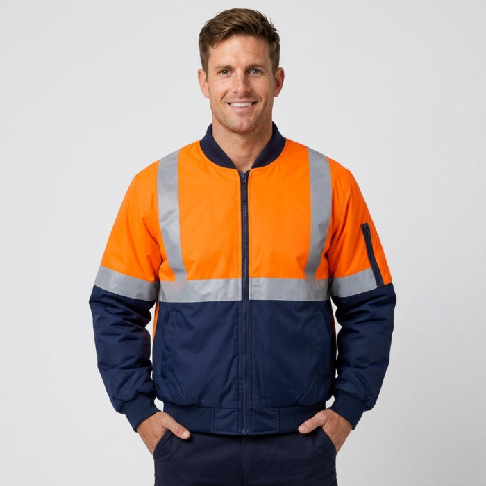 HI VIS JACKET WITH TAPE