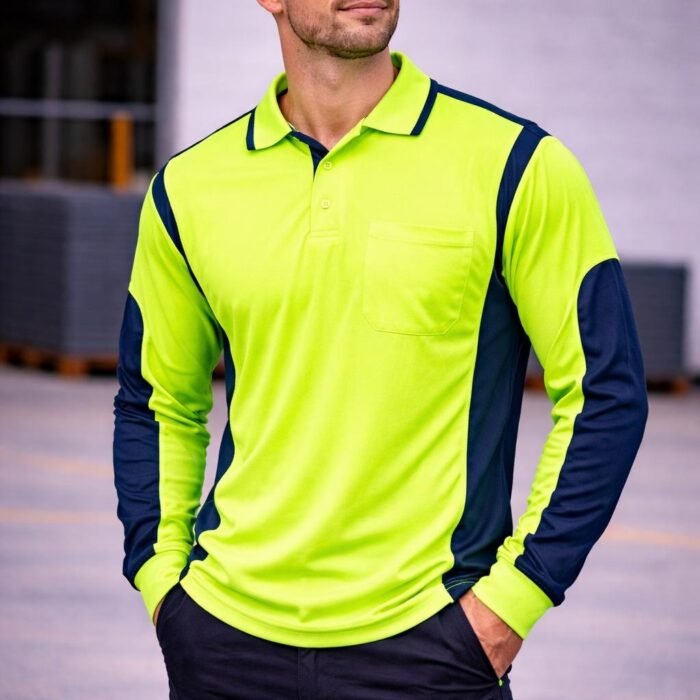 LONG SLEEVE WORK POLO