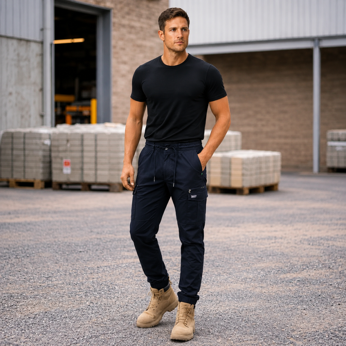 Classic Stretch Cotton Work Pants