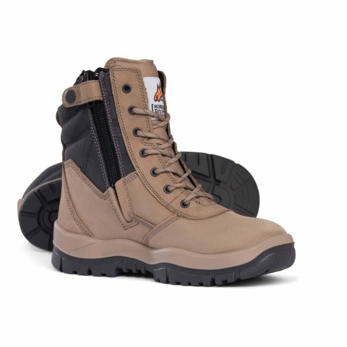 Heavy Duty High Leg Zipsider Boots – Safety Toe Work Boots for Men | Model 251