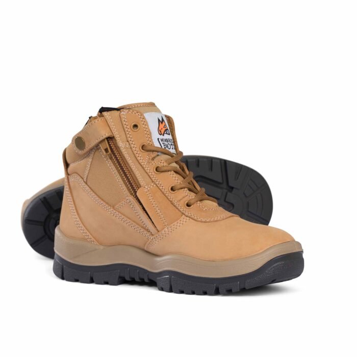 Men's Casual Zip-Side Work Boots – Lightweight Non-Safety Design | Model 961