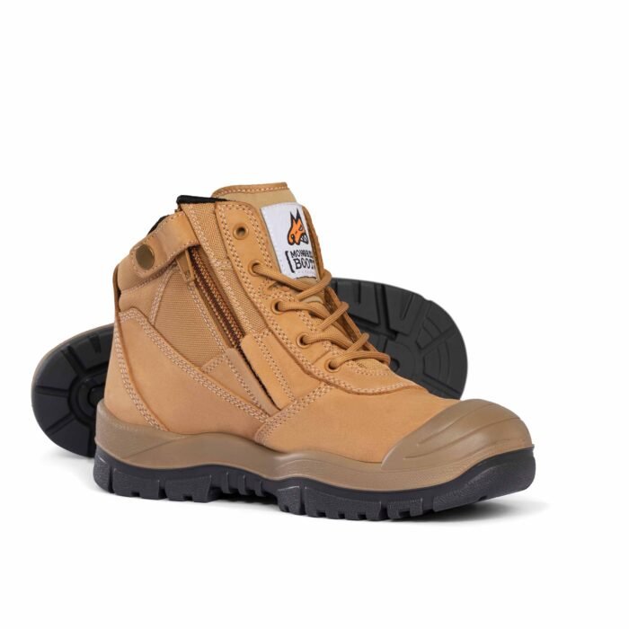 Men's Zip-Side Safety Boots with Reinforced Scuff Cap | Model 461